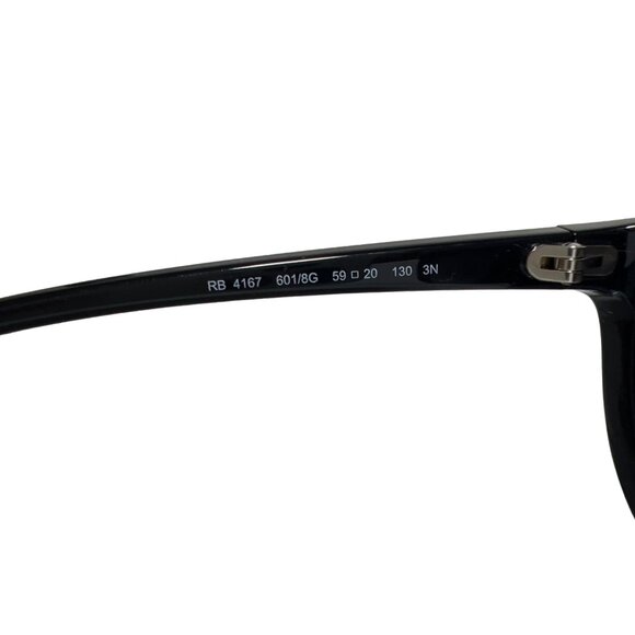 RAY-BAN RB4167 601/8G 59mm Black Sunglasses *No Box, Case*